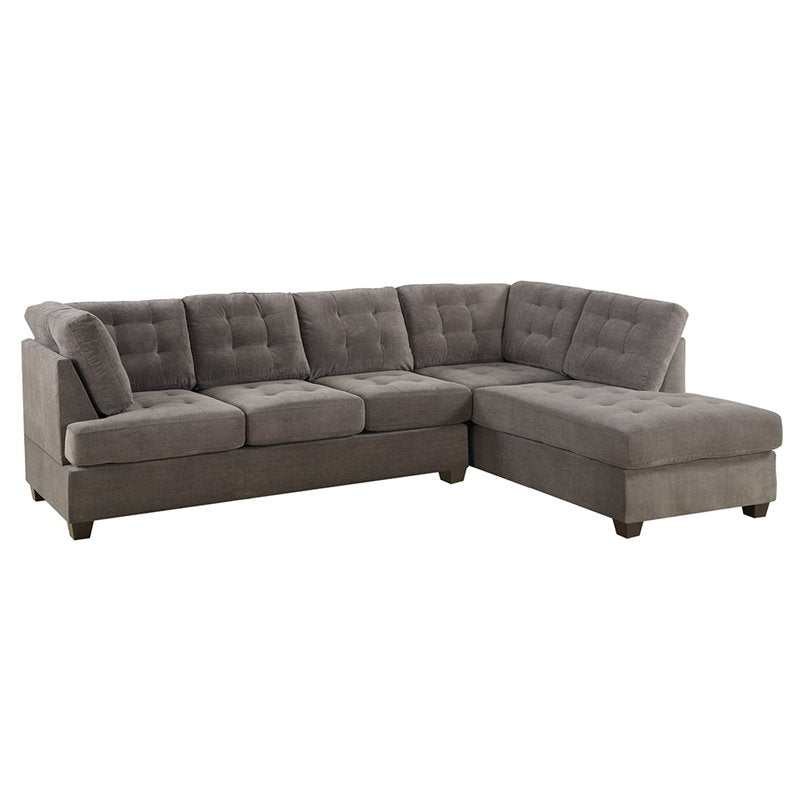 Grey on sale chenille sectional