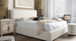 Heaven Boucle Queen Bed Frame