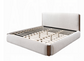 Darius Queen White Boucle Bed Frame