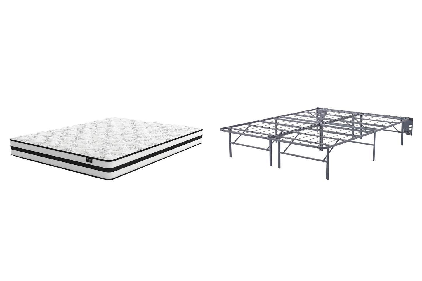 8 Inch Chime Innerspring Mattress with Foundation