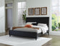 Danziar King Panel Bed with Mirrored Dresser, Chest and 2 Nightstands