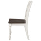 Madelyn Wood Dining Side Chair Coastal White (Set of 2)