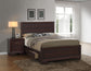 Kauffman Wood Eastern King Storage Panel Bed Dark Cocoa