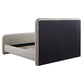 Wren Upholstered Queen Panel Bed Grey