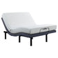 Negan Full Adjustable Bed Base Grey and Black