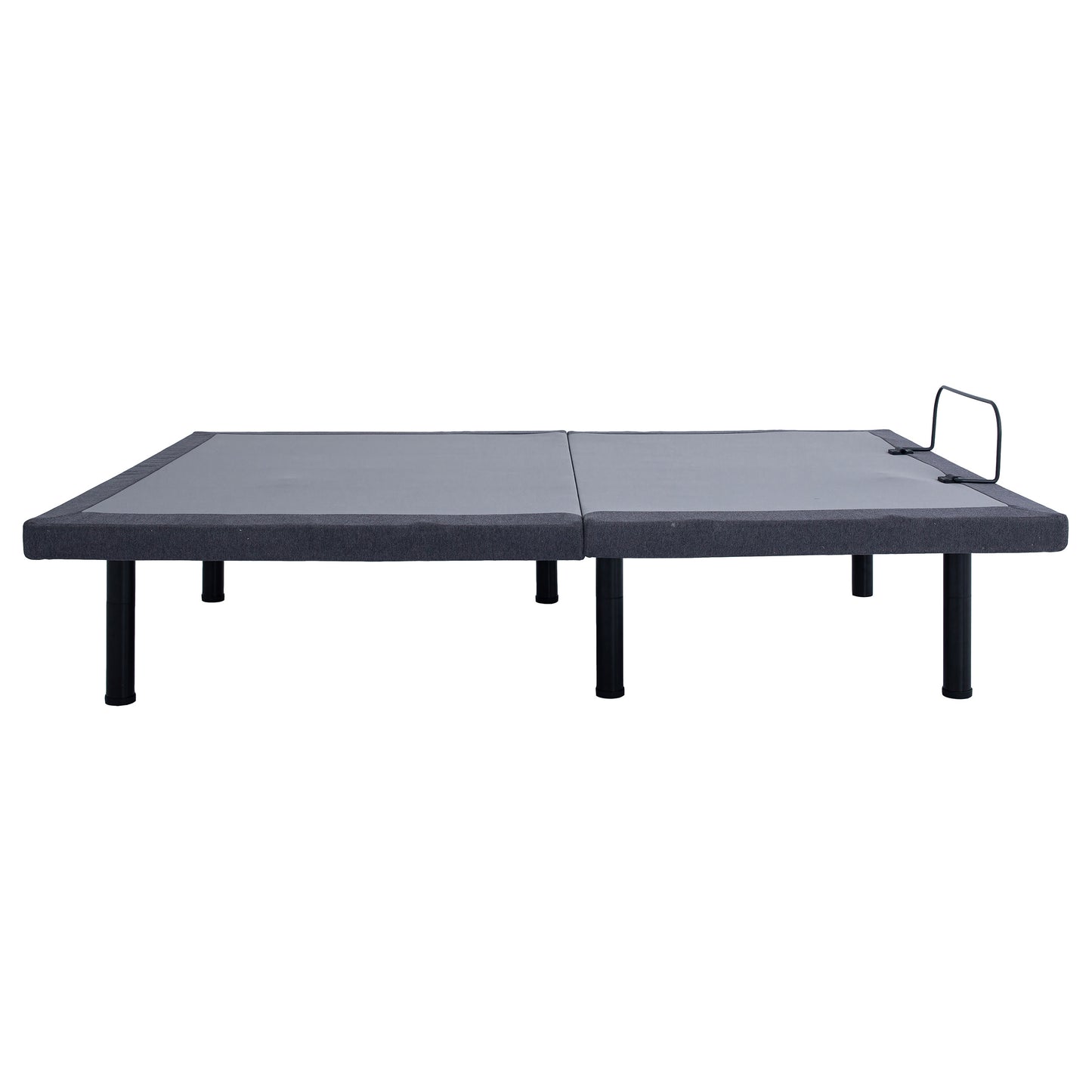 Negan Twin Extra Long Adjustable Bed Base Grey and Black