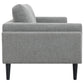 Rilynn 3-piece Upholstered Track Arm Sofa Set Grey