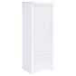 Jude 3-shelf Engineered Wood Media Tower High Gloss White