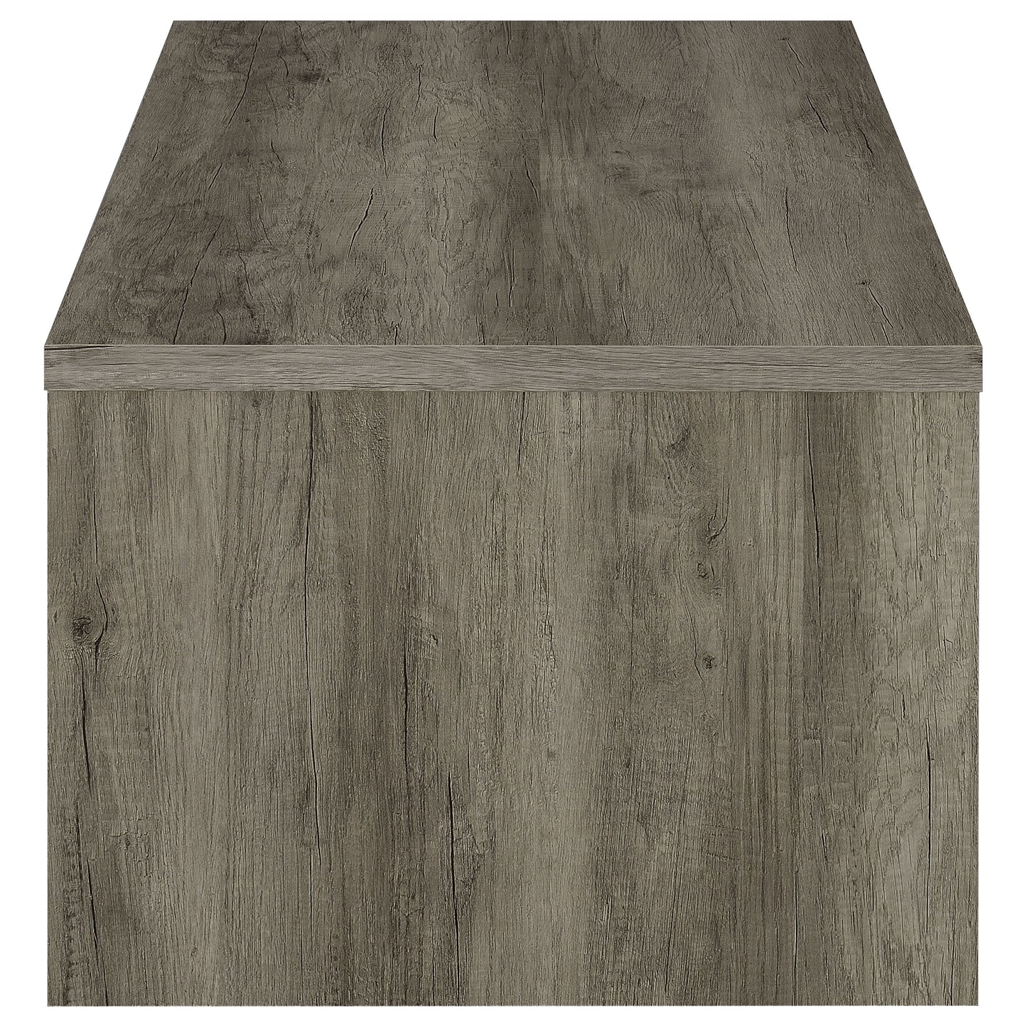 Felix 2-drawer Engineered Wood Coffee Table Grey Driftwood