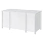 Dylan 60-inch 4-drawer Lift Top Office Desk White High Gloss