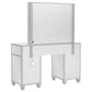 Allora 9-drawer Vanity Set with Lighting Metallic Silver