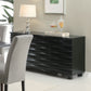 Stanton 3-drawer Sideboard Buffet Storage Cabinet Black