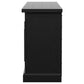 Florence 4-door Dining Sideboard Buffet Distressed Black