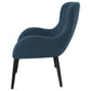 Calvin Upholstered Modern Arm Accent Chair Aegean Blue