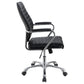 Chase Upholstered Adjustable Home Office Desk Chair Black