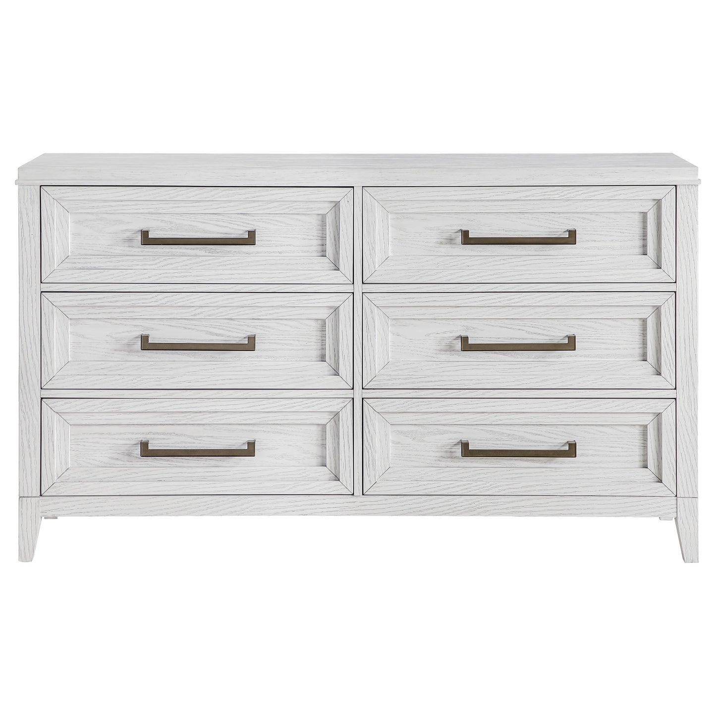 Marielle 6-drawer Bedroom Dresser Distressed White