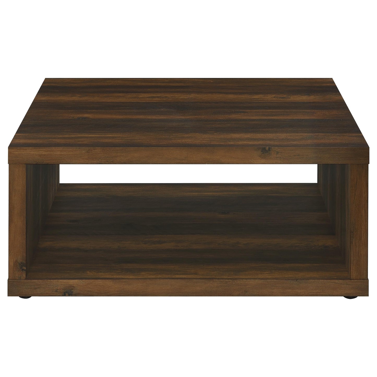 Frisco Square Engineered Wood Coffee Table Dark Pine