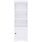 Laughlin 3-shelf Engineered Wood Media Tower White