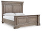 Blairhurst King Panel Bed with Mirrored Dresser, Chest and 2 Nightstands