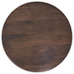 Dale Round Solid Mango Wood Coffee Table Brown