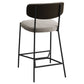 Elison Counter Height Bar Stool Light Brown (Set of 2)