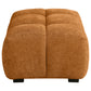 Camacho Rectangular Upholstered Tufted Ottoman Orange