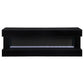 Vallerie 71" TV Stand with Visual Flame Box Black