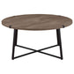 Marcus Round Engineered Wood Coffee Table Light Brown