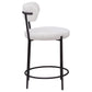 Viola Boucle Upholstered Counter Chair Cream (Set of 2)