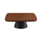 Eason 2-piece Coffee Table Set Walnut and Black