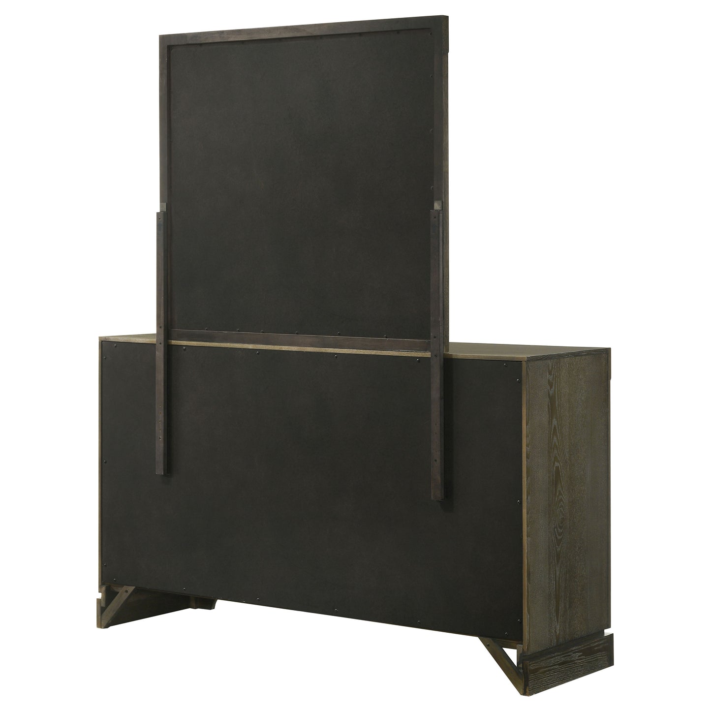 Gran Park 6-drawer Dresser and Mirror Dark Cocoa