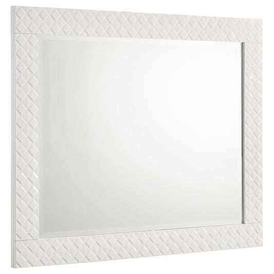 Ives Dresser Mirror White High Gloss