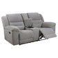 Gilson 2-piece Chenille Upholstered Sofa Set Grey