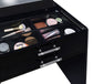 Danbury 3-drawer Makeup Vanity & Stool Set Black High Gloss