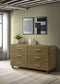 Amsbury 6-drawer Dresser Cabinet Nutmeg