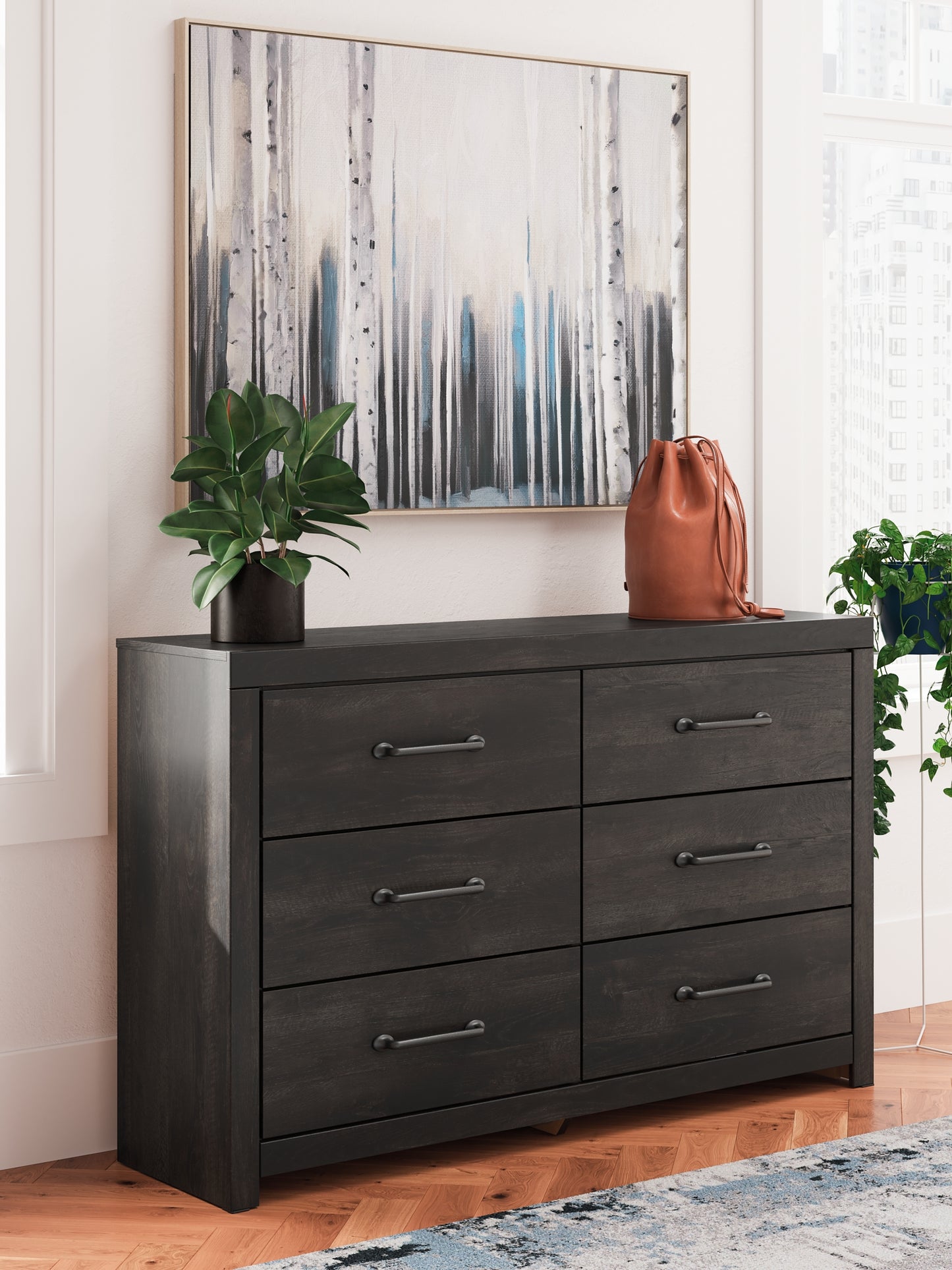 Hollivern Six Drawer Dresser