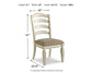 Realyn Dining UPH Side Chair (2/CN)