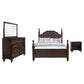 Andover 4-piece Eastern King Bedroom Set Dark Oak