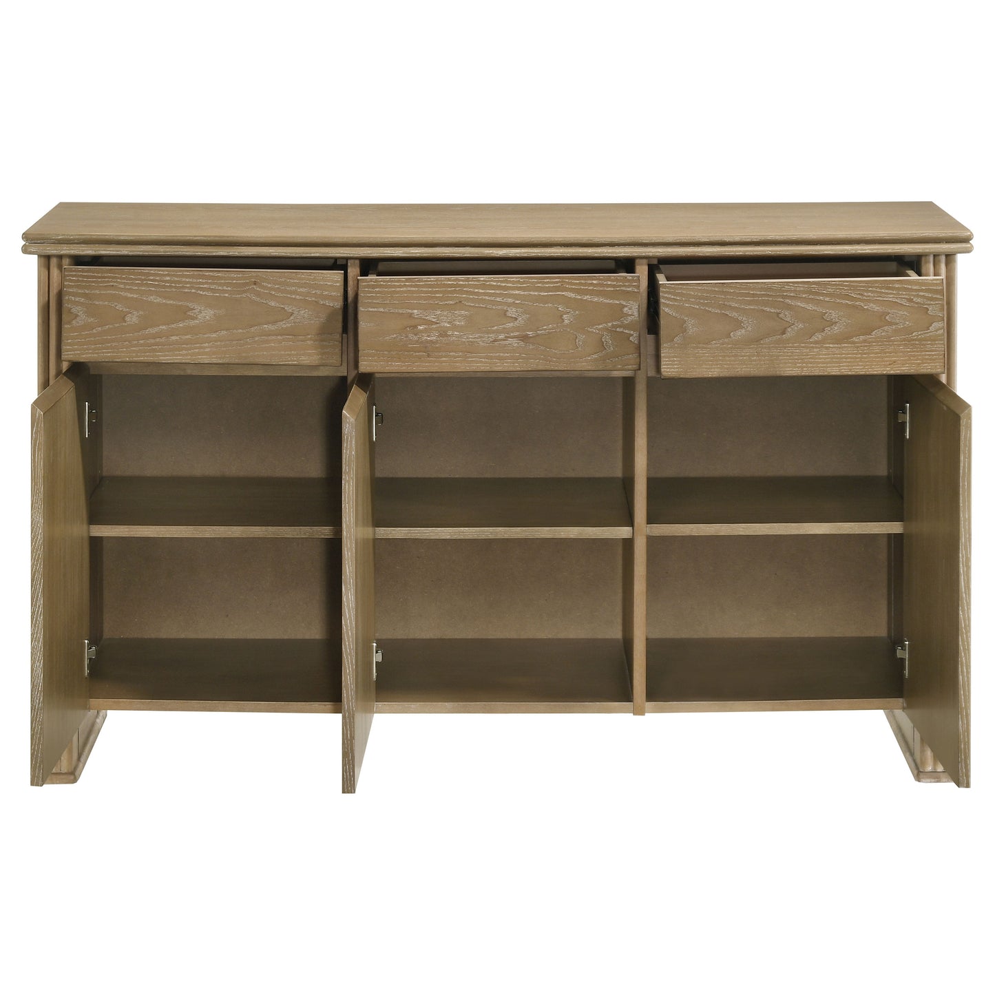 Adina 2-door 59-inch Sideboard Server Distressed Light Brown