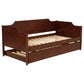 Redding Wood Twin Daybed With Trundle Cherry