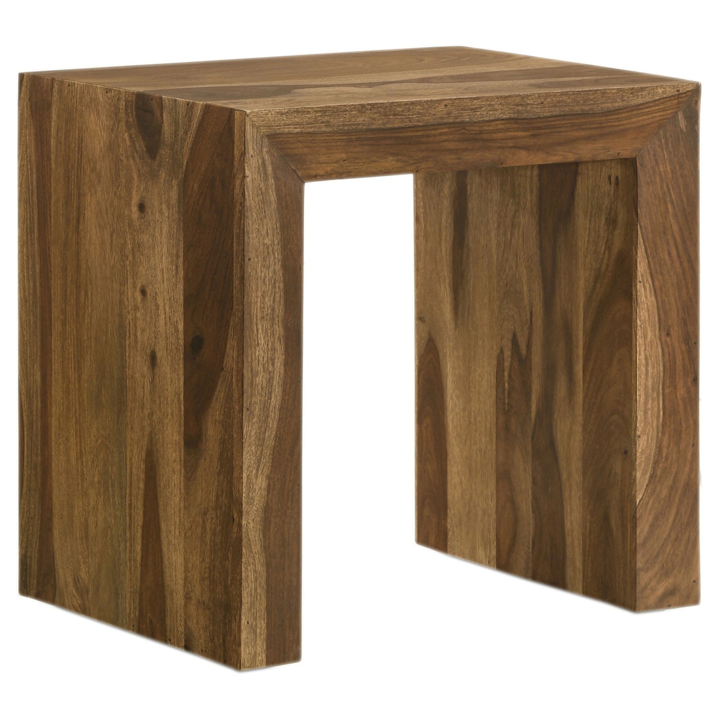 Odilia 3-piece Solid Wood Coffee and End Table Set Auburn