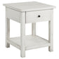 Payne 3-piece Coffee and 1-drawer End Table Set White