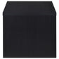 Knapp Engineered Wood Square Side End Table Black