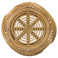 Dahlia 2-piece Round Rattan Coffee and End Table Set Natural