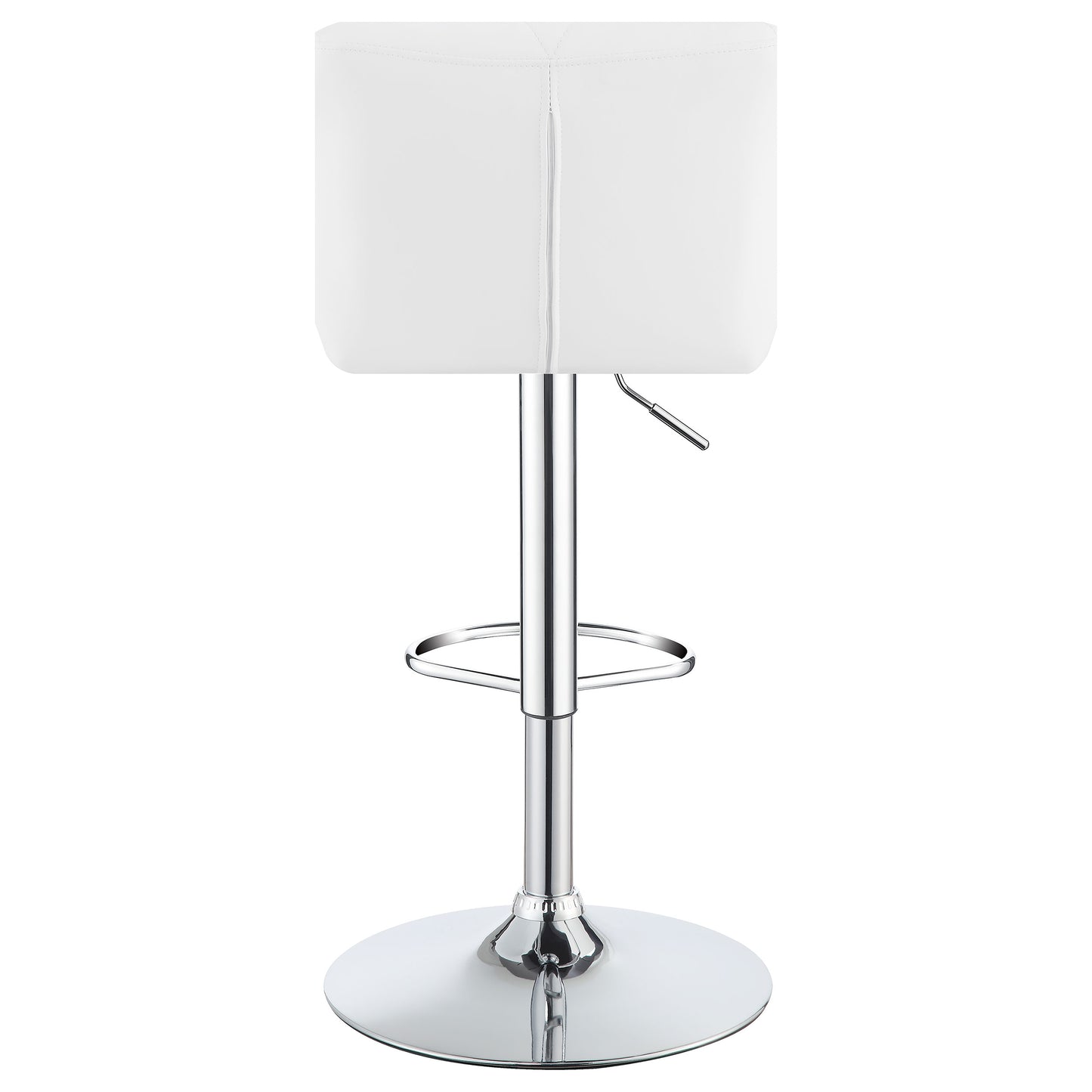 Berrington Upholstered Adjustable Bar Stool White (Set of 2)