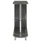 Adolfo Rectangular 2-tier Home Bar Table Grey High Gloss