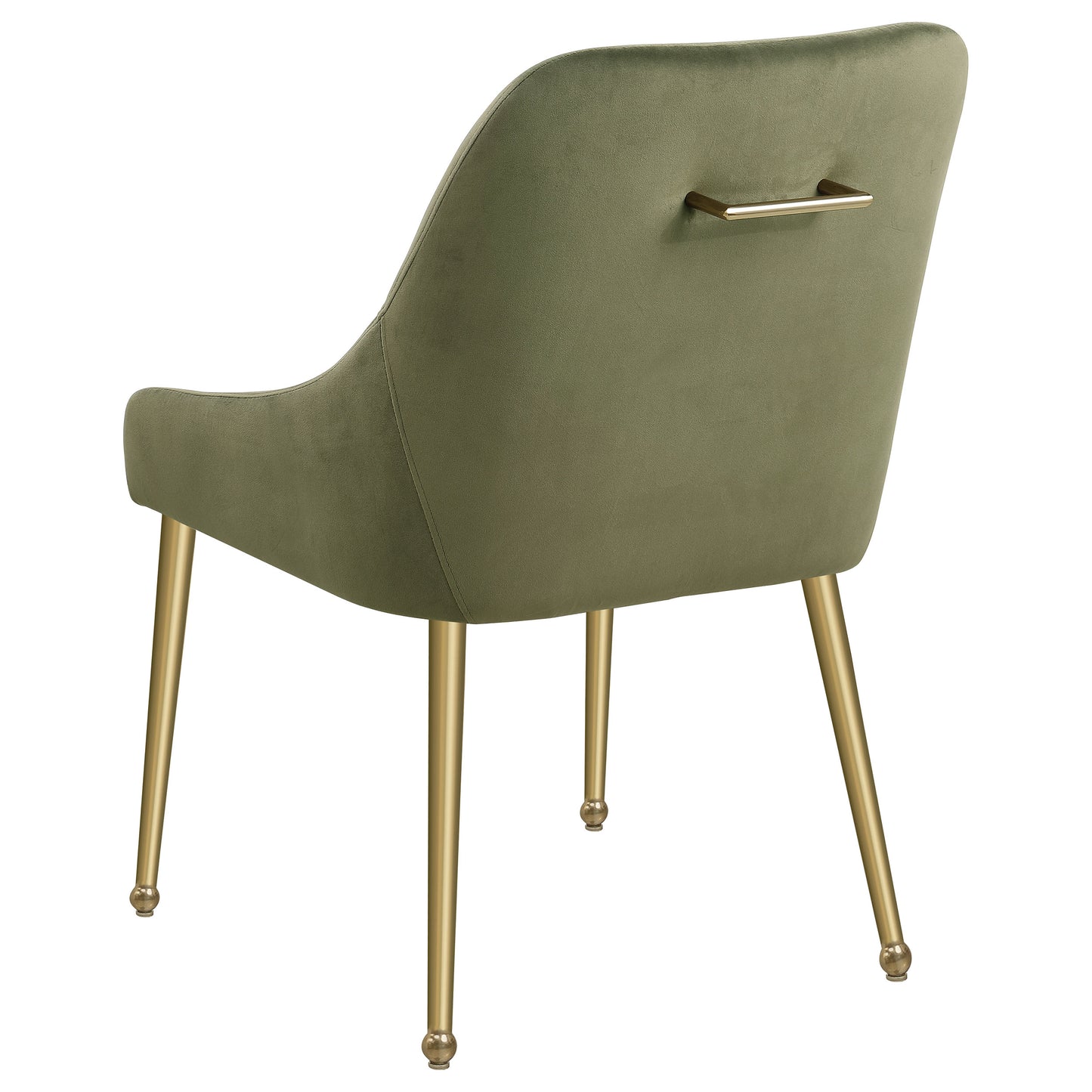 Mayette Upholstered Dining Side Chair Olive (Set of 2)