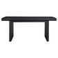 Brookmead 100-inch Extension Leaf Dining Table Black