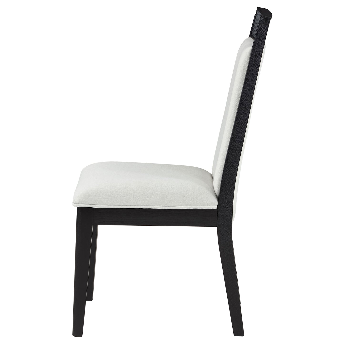 Brookmead Wood Dining Side Chair Ivory and Black (Set of 2)