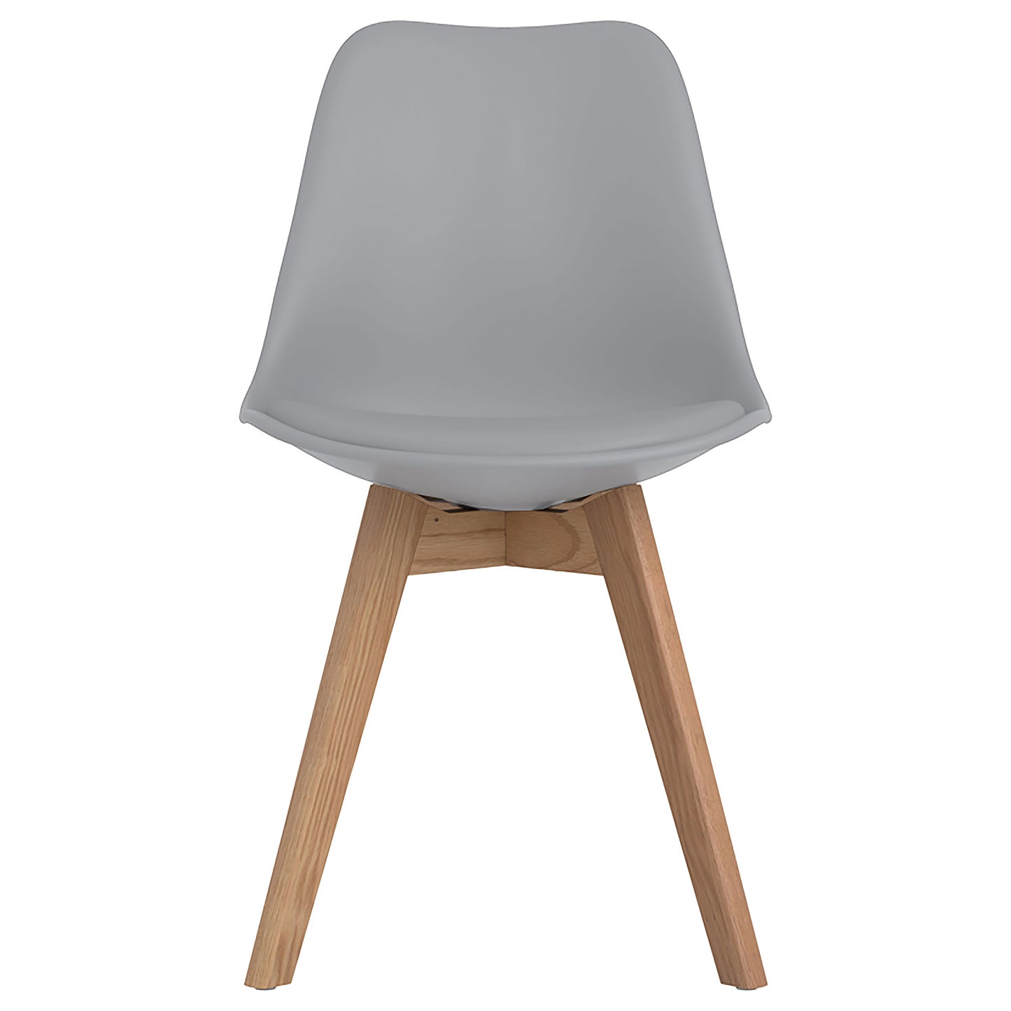 Caballo Polypropylene Dining Side Chair Grey (Set of 2)